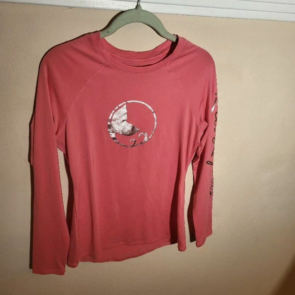 Reel Legends Sun Guard Long Sleeve Swim  Shirt - Size Medium